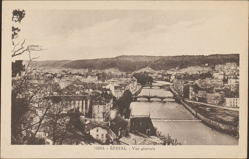 Carte postale ancienne Carte postale, Epinal, Vue générale 22