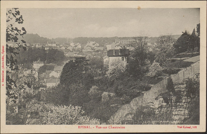 Carte postale ancienne Carte postale, Epinal, Vue sur Chantraine