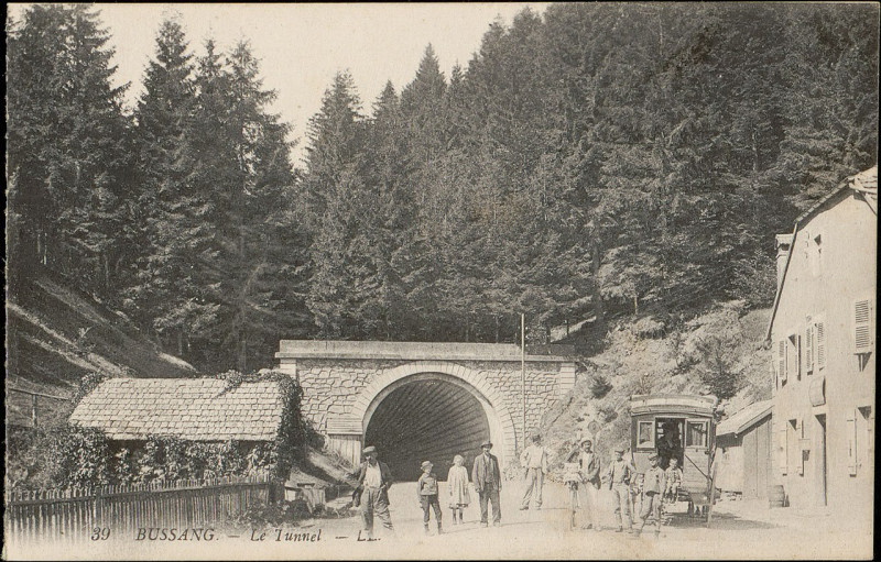 Carte postale ancienne Carte postale, Bussang, Le Tunnel