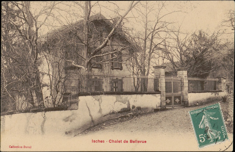 Carte postale ancienne Carte postale, Isches, Châlet de Bellevue