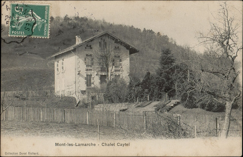 Carte postale ancienne Carte postale, Mont-les-Lamarche, Châlet Caytel
