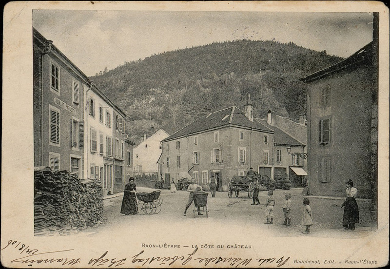 Carte postale ancienne Carte postale, Raon-L'Etape, La Côte du Château