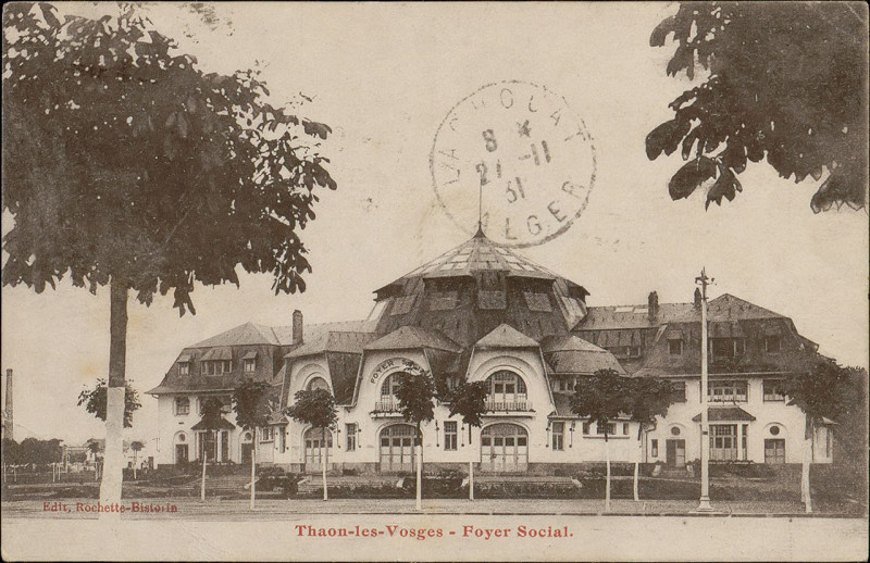 Carte postale ancienne Rotonde Thaon-les-Vosges