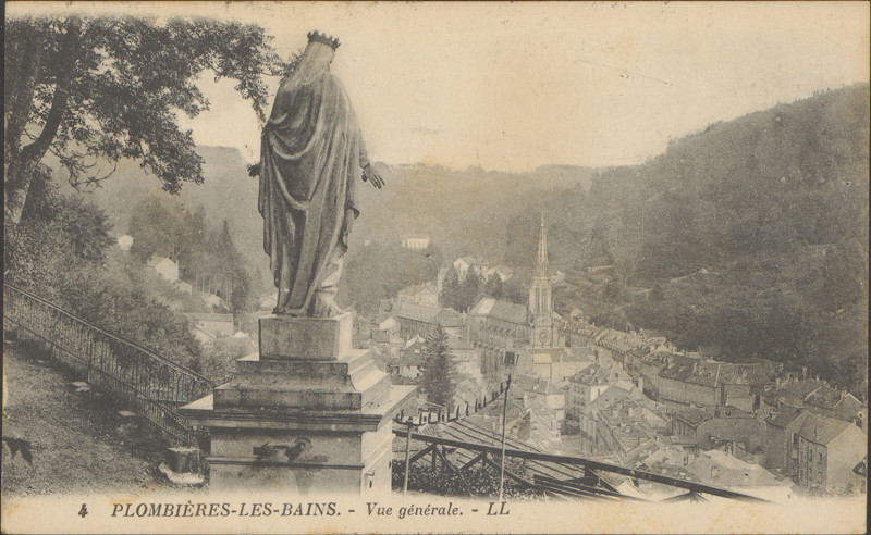 Carte postale ancienne Carte postale, Plombières-les-Bains, Vue générale