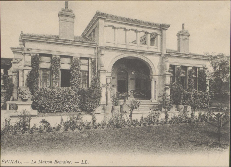 Carte postale ancienne Carte postale, Epinal, La Maison romaine 2