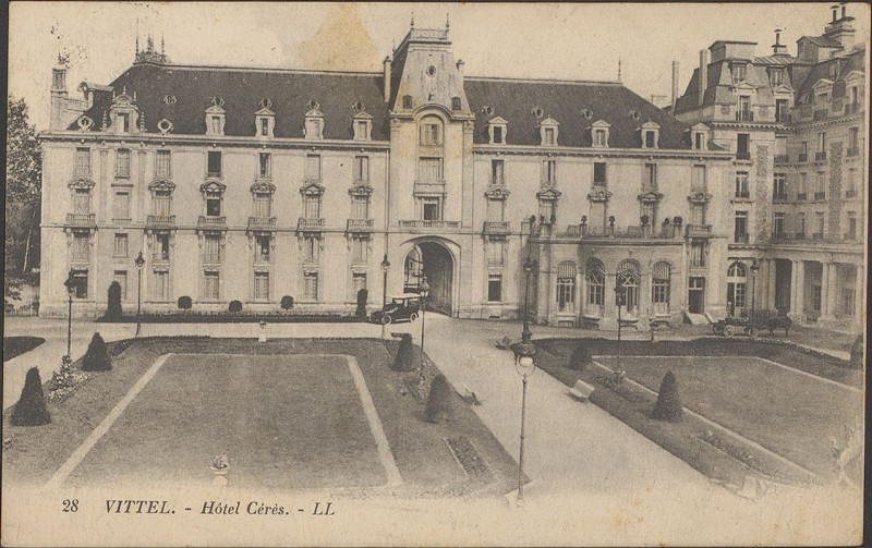 Carte postale ancienne Hôtel Cérès de Vittel