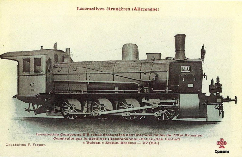 Carte postale ancienne Preussische G7 2 Nr. 861