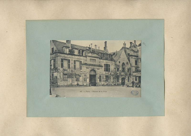 Carte postale ancienne Paris hôpital de la Pitié-CISB0051