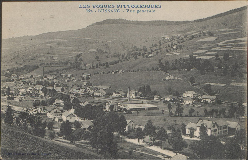 Carte postale ancienne Carte postale, Bussang, Vue générale 2