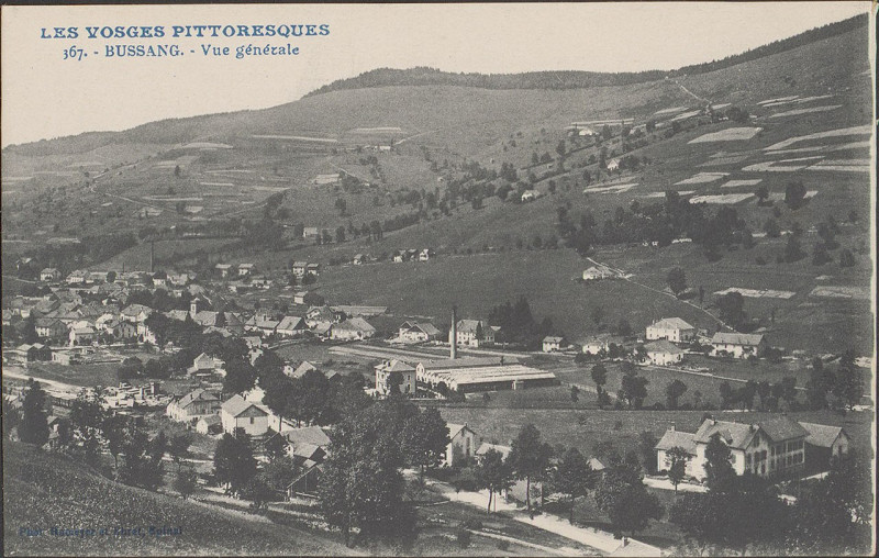 Carte postale ancienne Carte postale, Bussang, Vue générale 3