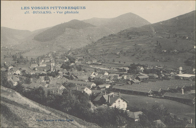 Carte postale ancienne Carte postale, Bussang, Vue générale 4