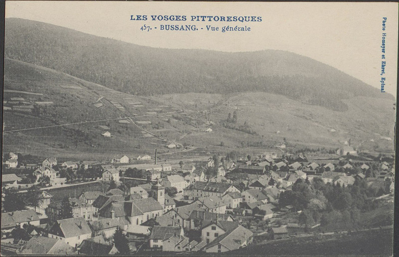 Carte postale ancienne Carte postale, Bussang, Vue générale 5