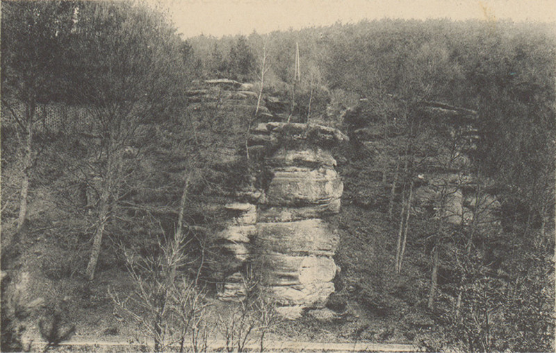 Carte postale ancienne Carte postale, Chantraine, Roche d'Olima