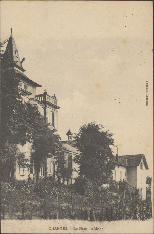 Carte postale ancienne Carte postale, Charmes, Le Haut-du-Mont