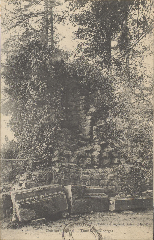 Carte postale ancienne Carte postale, Château d'Epinal, Tour Saint-George