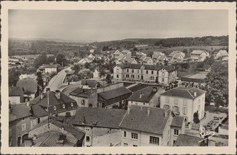 Carte postale ancienne Carte postale, Châtel-sur-Moselle, Vue générale