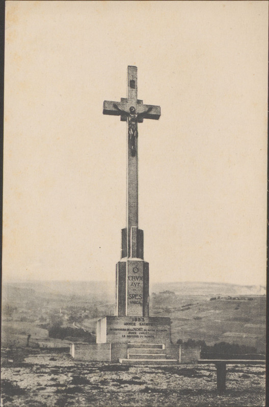 Carte postale ancienne Carte postale, Circourt, Croix de Virine