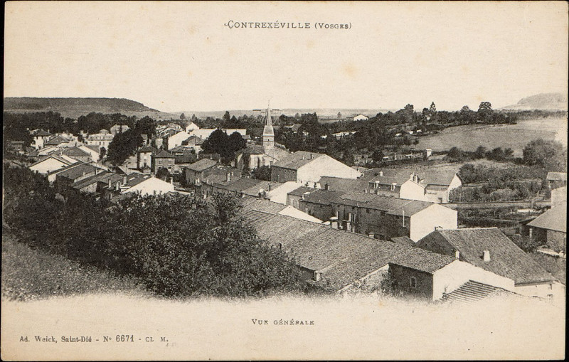 Carte postale ancienne Carte postale, Contrexéville (Vosges), Vue générale