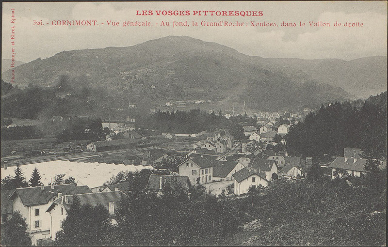 Carte postale ancienne Carte postale, Cornimont, Vue générale