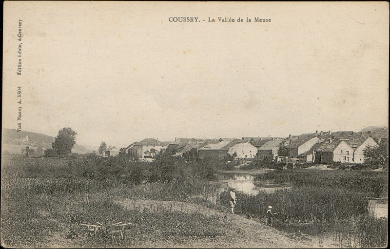 Carte postale ancienne Carte postale, Coussey, La Vallée de la Meuse