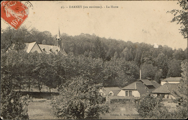 Carte postale ancienne Carte postale, Darney (ses environs), La Hutte