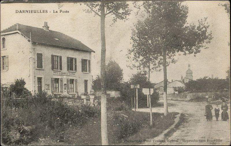 Carte postale ancienne Carte postale, Darnieulles, La Poste