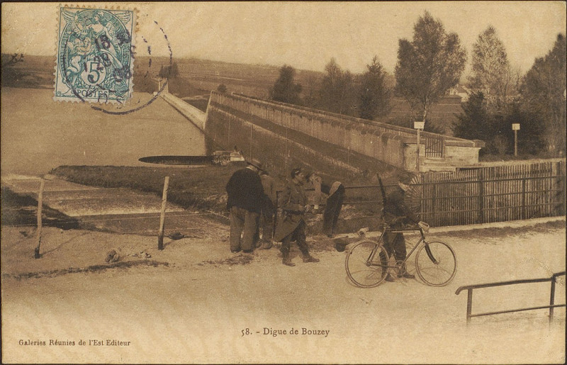 Carte postale ancienne Carte postale, Digue de Bouzey