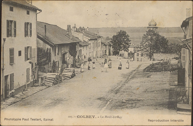 Carte postale ancienne Carte postale, Golbey, Le Haut-du-Roc