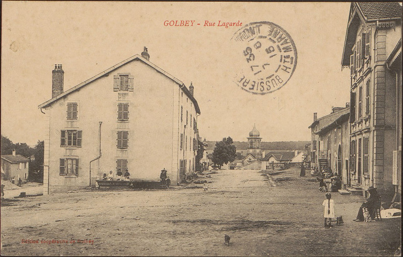 Carte postale ancienne Carte postale, Golbey, Rue Lagarde