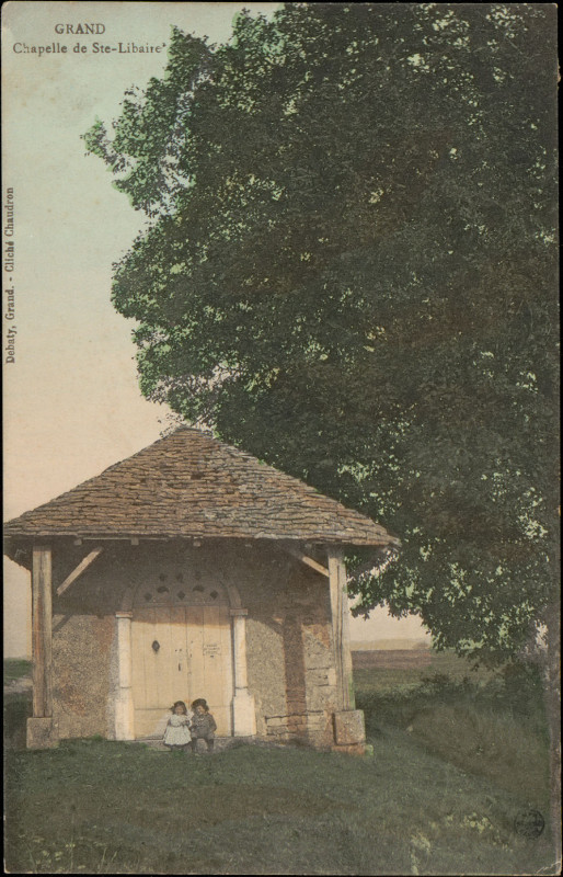 Carte postale ancienne Carte postale, Grand, Chapelle de Ste-Libaire
