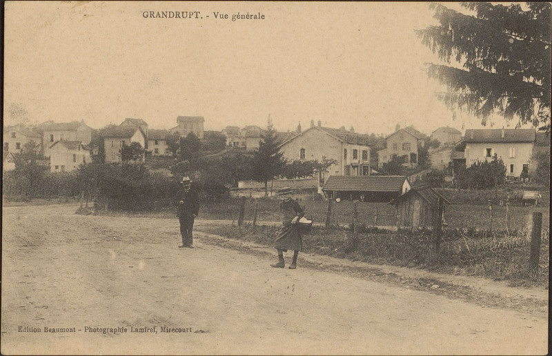 Carte postale ancienne Carte postale, Grandrupt, Vue générale