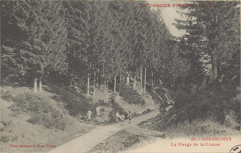 Carte postale ancienne Carte postale, Gérardmer, La Vierge de la Creuse 2