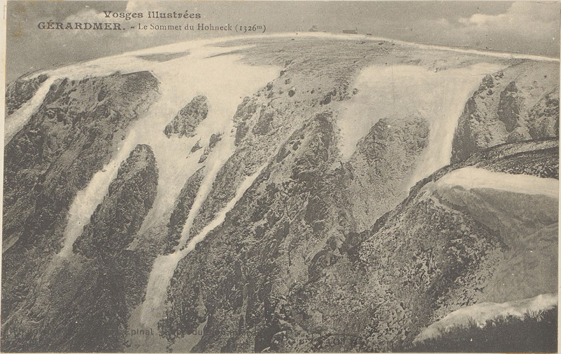 Carte postale ancienne Carte postale, Gérardmer, Le Sommet du Hohneck (1326 m)