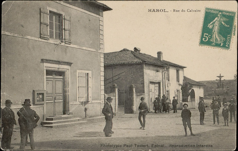 Carte postale ancienne Carte postale, Harol, Rue du Calvaire
