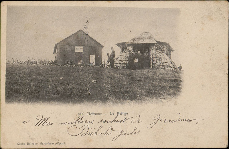 Carte postale ancienne Carte postale, Hohneck, Le Refuge