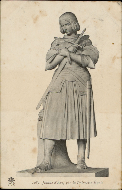 Carte postale ancienne Carte postale, Jeanne d'Arc, par la Princesse Marie