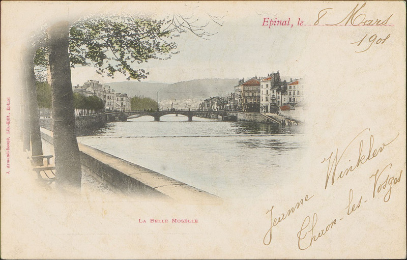 Carte postale ancienne Carte postale, La Belle Moselle