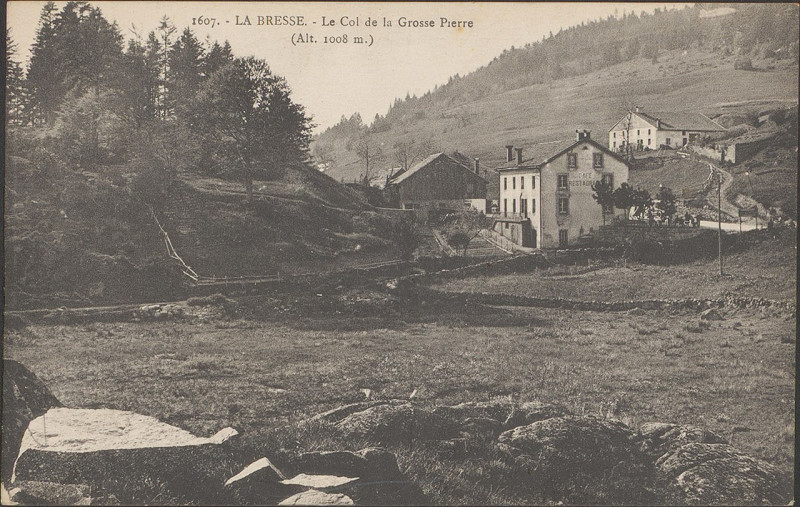 Carte postale ancienne Carte postale, La Bresse, Le Col de la Grosse Pierre