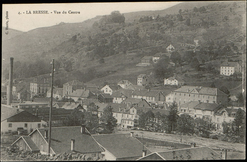 Carte postale ancienne Carte postale, La Bresse, Vue du Centre 3