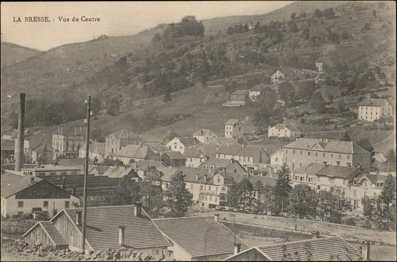 Carte postale ancienne Carte postale, La Bresse, Vue du Centre
