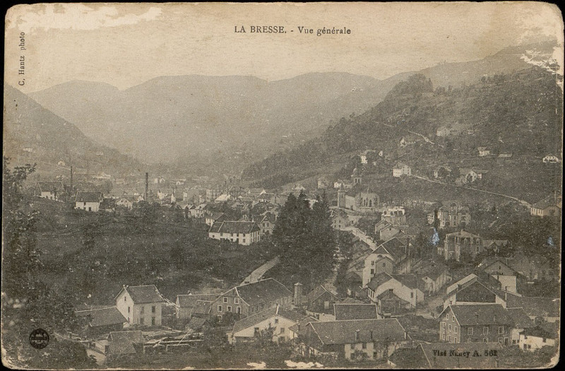 Carte postale ancienne Carte postale, La Bresse, Vue générale 3