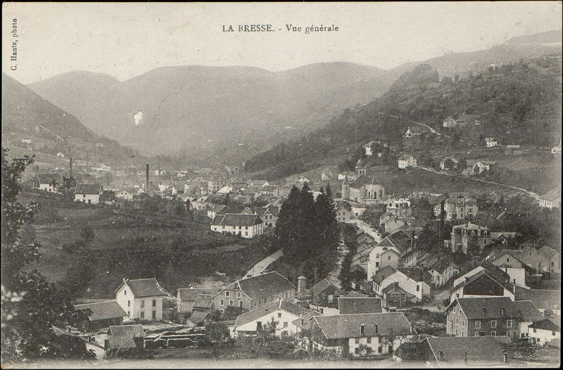 Carte postale ancienne Carte postale, La Bresse, Vue générale 4