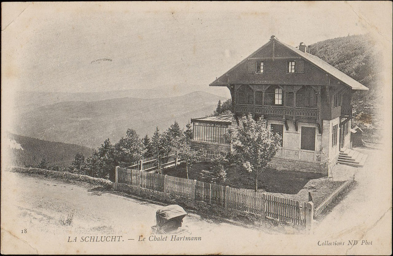 Carte postale ancienne Carte postale, La Schlucht, Le Chalet Hartmann