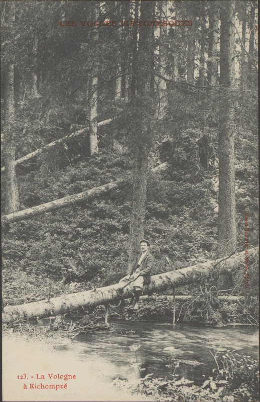 Carte postale ancienne Carte postale, La Vologne à Kichompré
