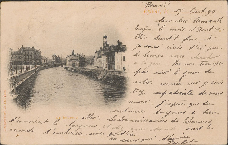 Carte postale ancienne Carte postale, Le Boudiou 2