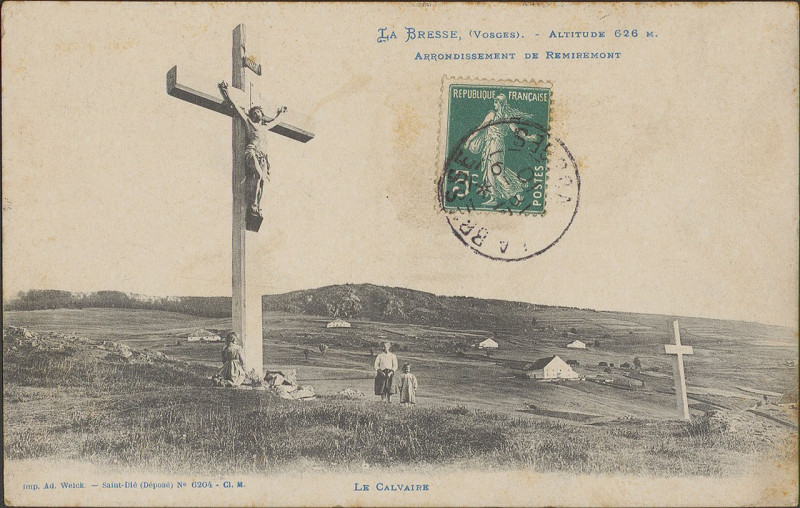 Carte postale ancienne Carte postale, Le Calvaire