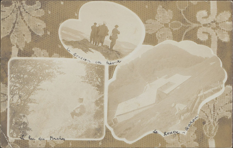 Carte postale ancienne Carte postale, Le Gresson en hiver
