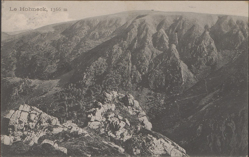 Carte postale ancienne Carte postale, Le Hohneck, 1366 m