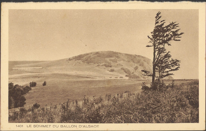 Carte postale ancienne Carte postale, Le Sommet du Ballon d'Alsace