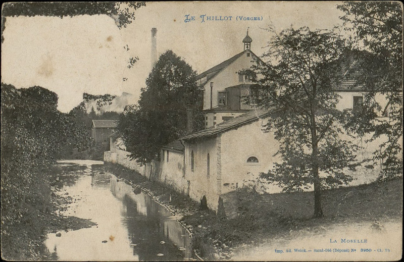 Carte postale ancienne Carte postale, Le Thillot (Vosges), La Moselle